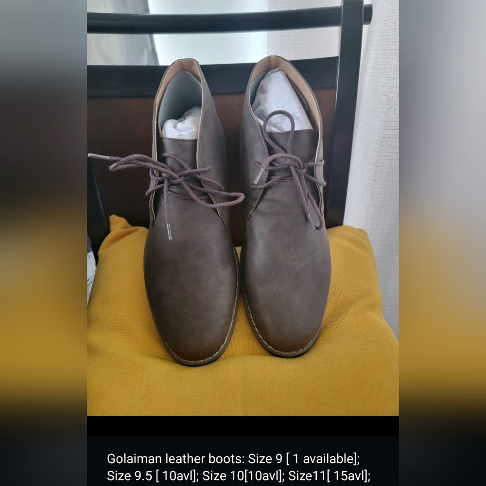 Mens boots by Golaiman